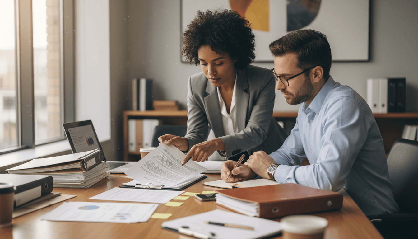 Legal team collaborating on case strategy and preparation